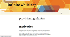 Desktop Screenshot of infinite.whileloop.org